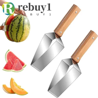 Cortador De Frutas REBUY1 , Melancia Triangular Espesso Rápido Multi-Funcional Picnic Divisor Portátil Conveniente